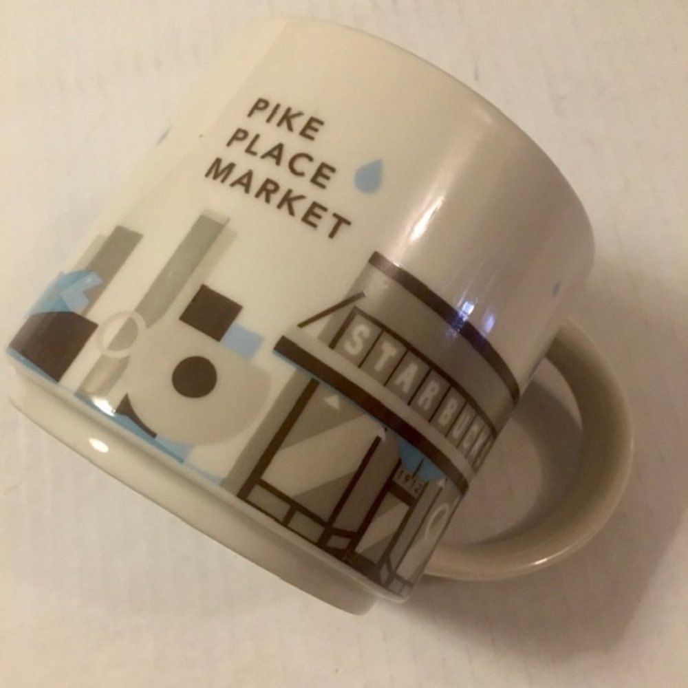 Starbucks Mug Pike Place Market You Are Here 14 oz